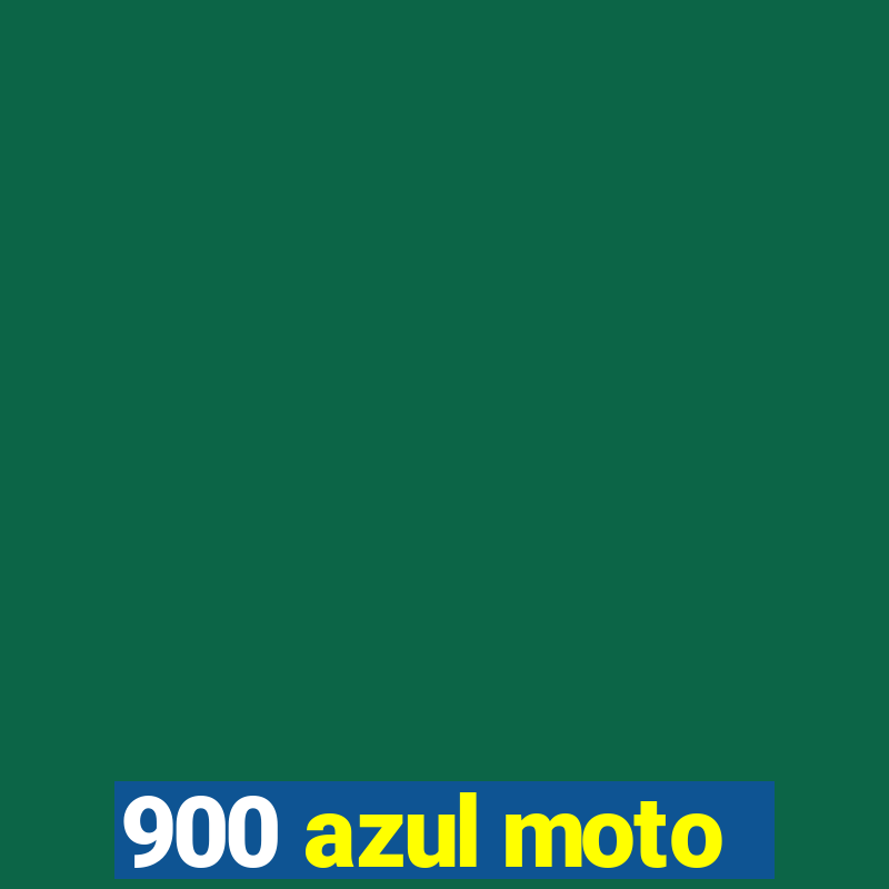 900 azul moto