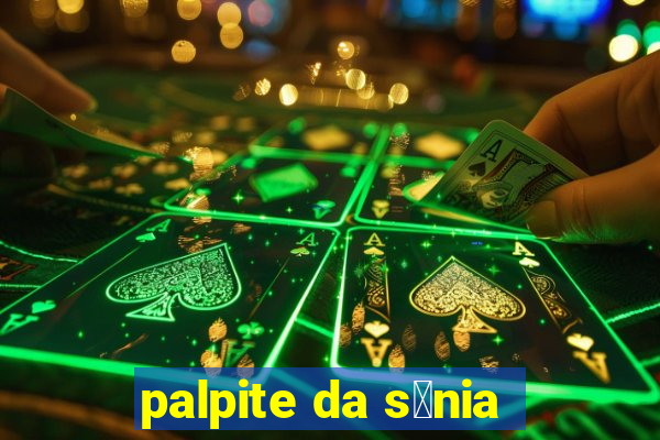 palpite da s么nia