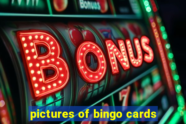 pictures of bingo cards