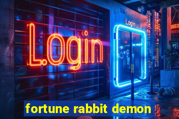 fortune rabbit demon