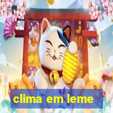 clima em leme