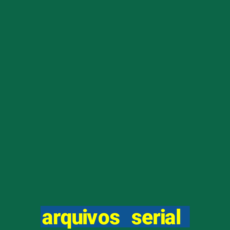 arquivos serial killers pdf