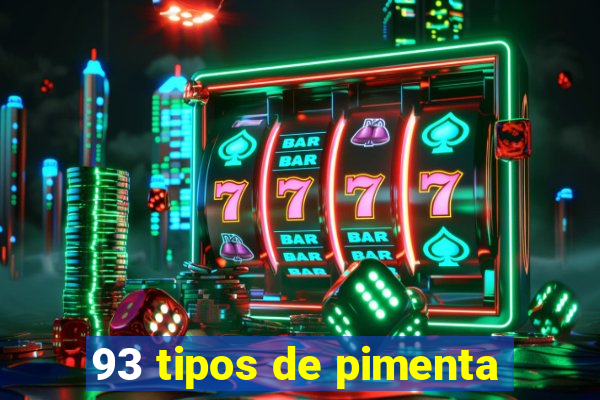 93 tipos de pimenta