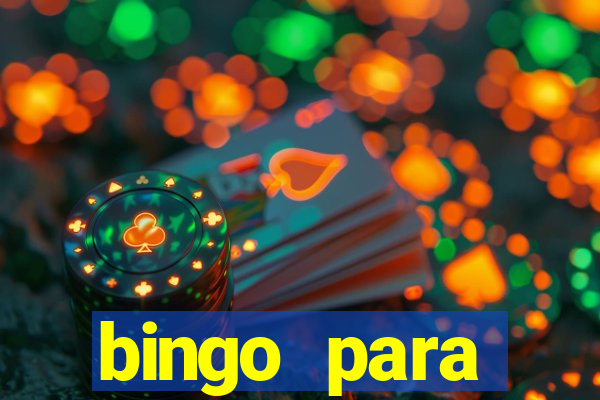 bingo para despedida de solteira para imprimir