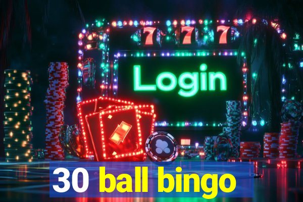 30 ball bingo