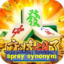 spray synonym