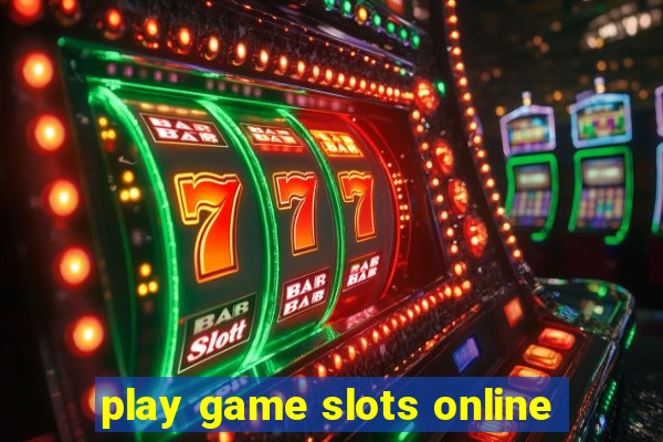 play game slots online