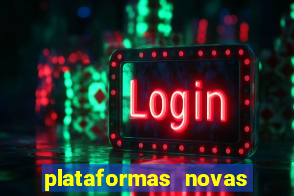 plataformas novas com bonus de cadastro