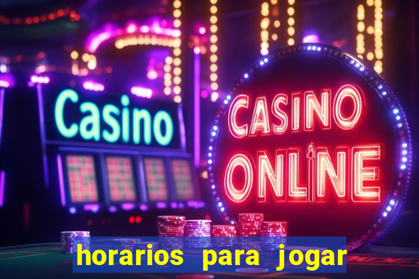 horarios para jogar no fortune dragon