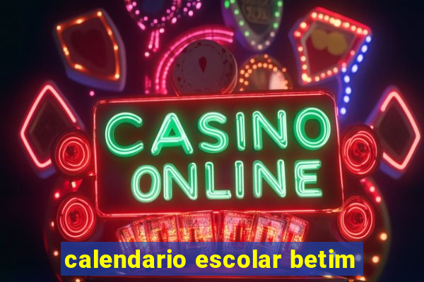 calendario escolar betim