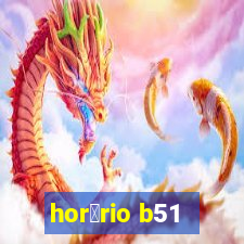 hor谩rio b51