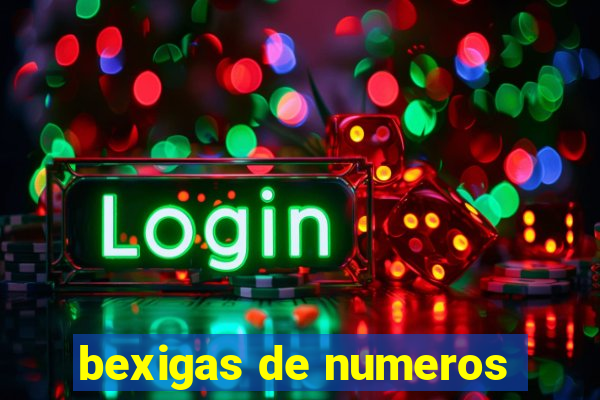 bexigas de numeros