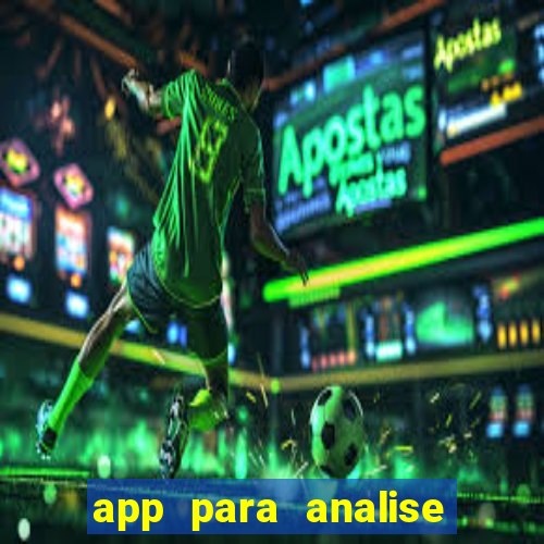 app para analise de jogos de futebol