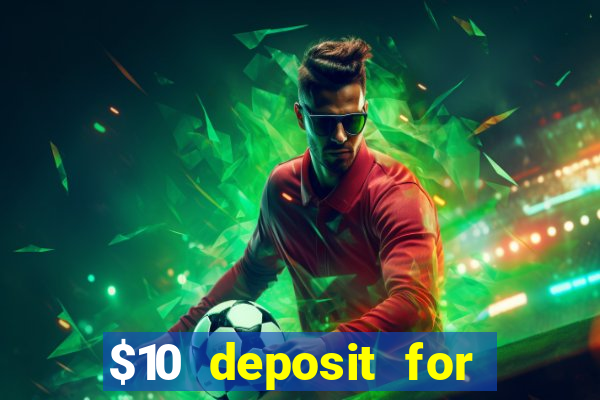 $10 deposit for crypto casino