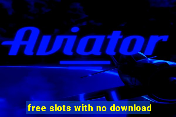 free slots with no download