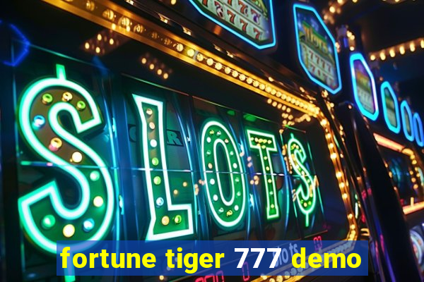 fortune tiger 777 demo