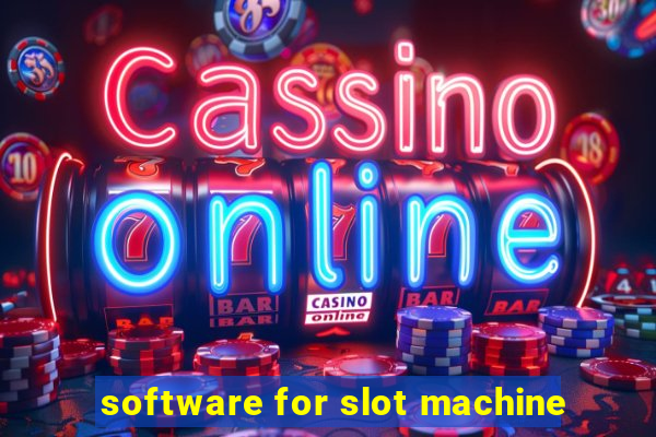 software for slot machine