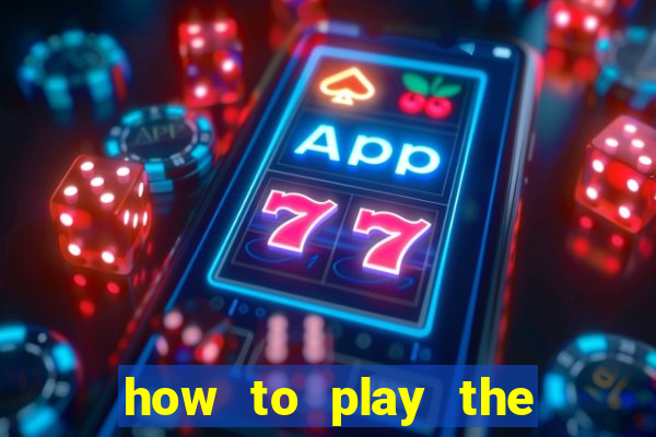 how to play the buffalo slot machine