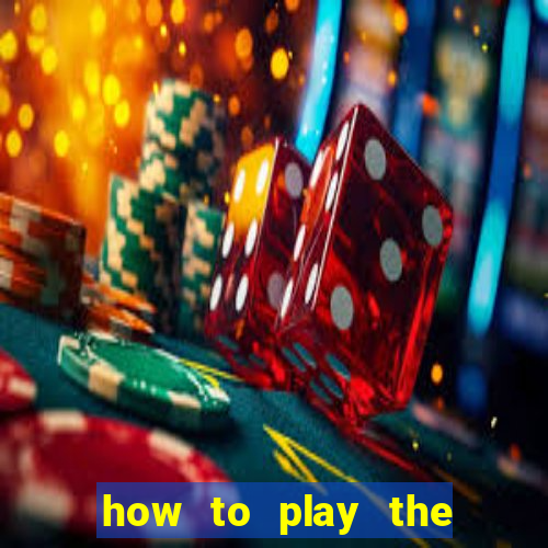 how to play the buffalo slot machine