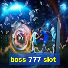 boss 777 slot