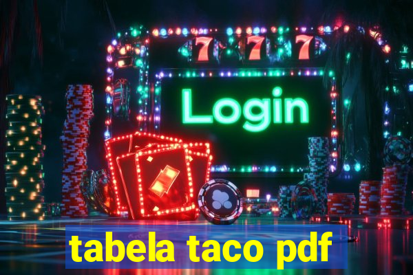 tabela taco pdf