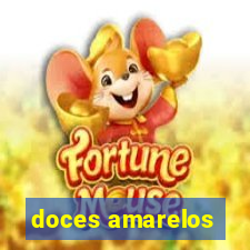 doces amarelos