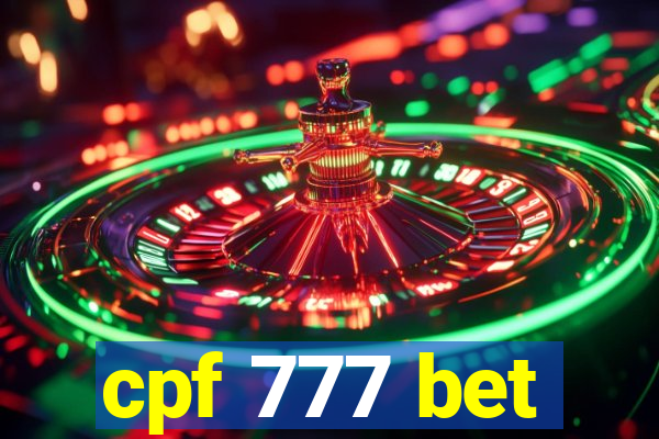 cpf 777 bet