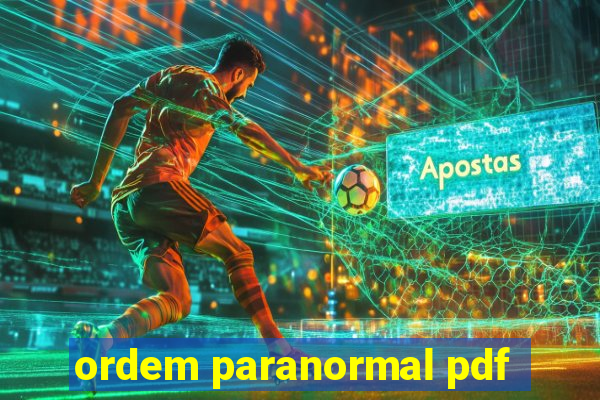 ordem paranormal pdf