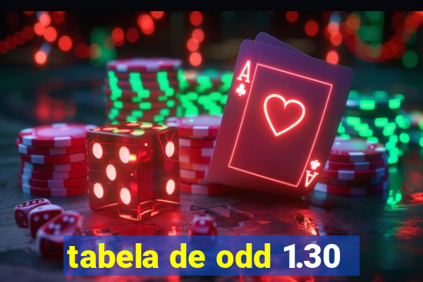 tabela de odd 1.30