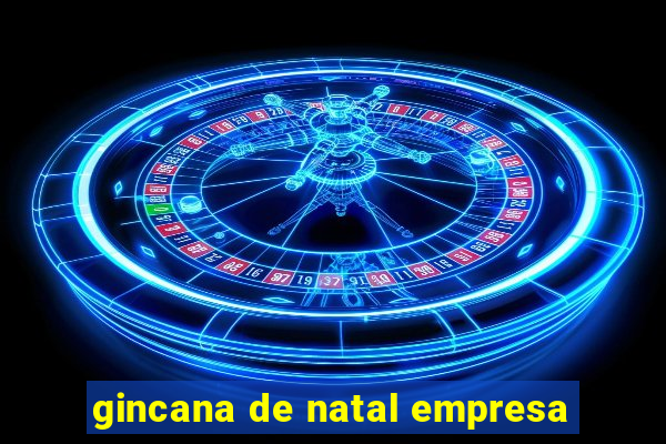 gincana de natal empresa