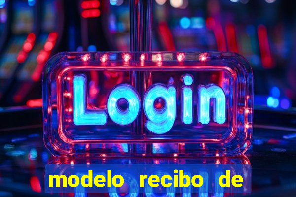 modelo recibo de pagamento autonomo