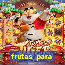 frutas para imprimir e recortar