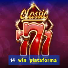 14 win plataforma de jogos