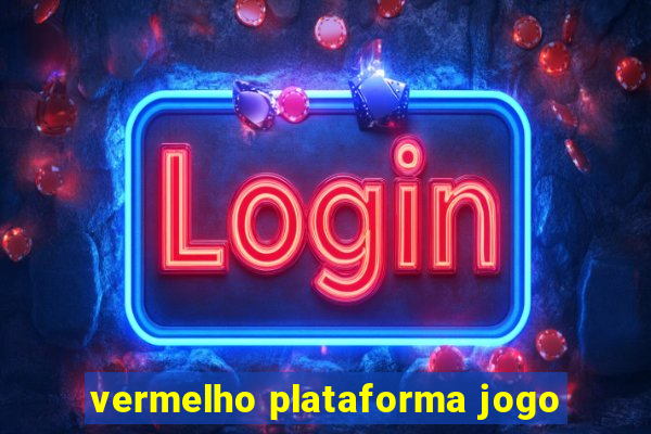 vermelho plataforma jogo