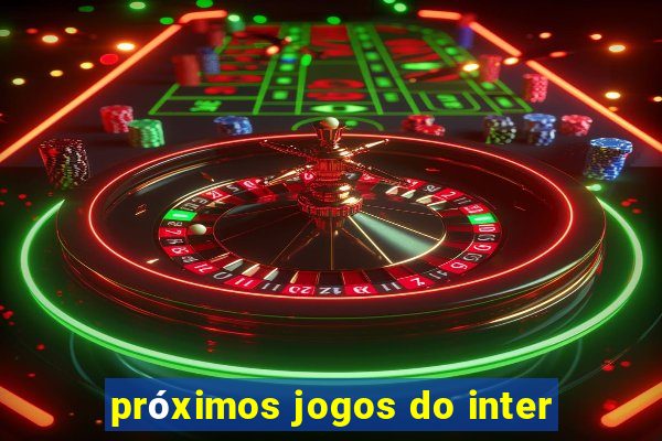 próximos jogos do inter