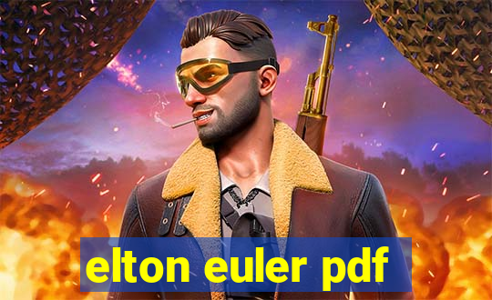 elton euler pdf