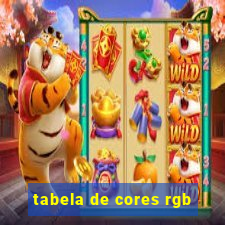 tabela de cores rgb