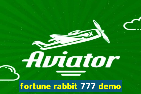 fortune rabbit 777 demo