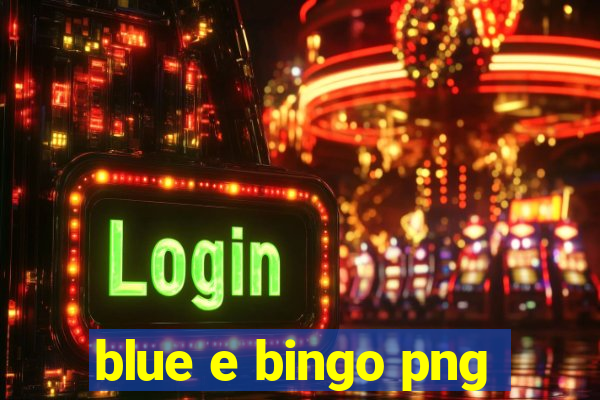 blue e bingo png