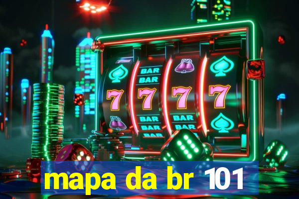 mapa da br 101