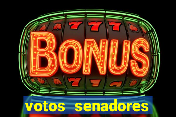 votos senadores impeachment moraes