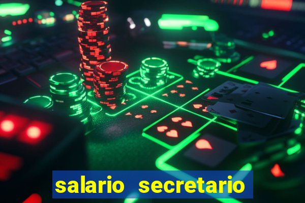 salario secretario de esportes