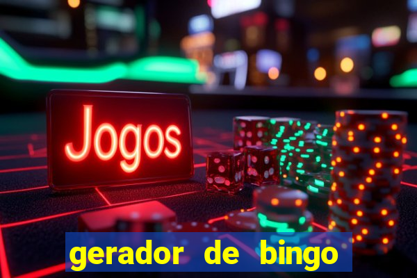 gerador de bingo cha de bebe