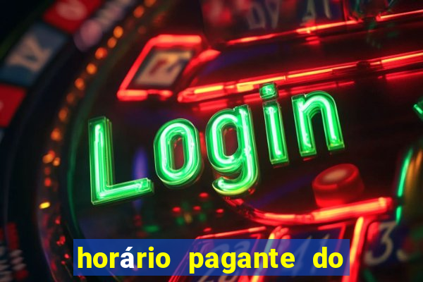 horário pagante do fortune tiger