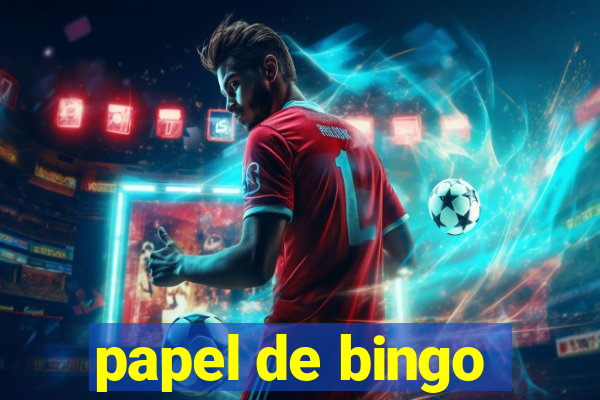 papel de bingo