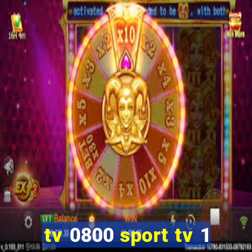 tv 0800 sport tv 1