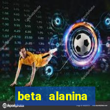 beta alanina aumenta a pressao