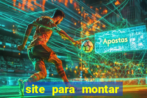 site para montar time de futebol