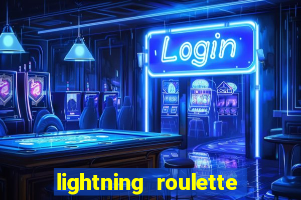 lightning roulette como jogar