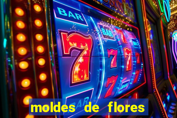 moldes de flores gigantes para imprimir